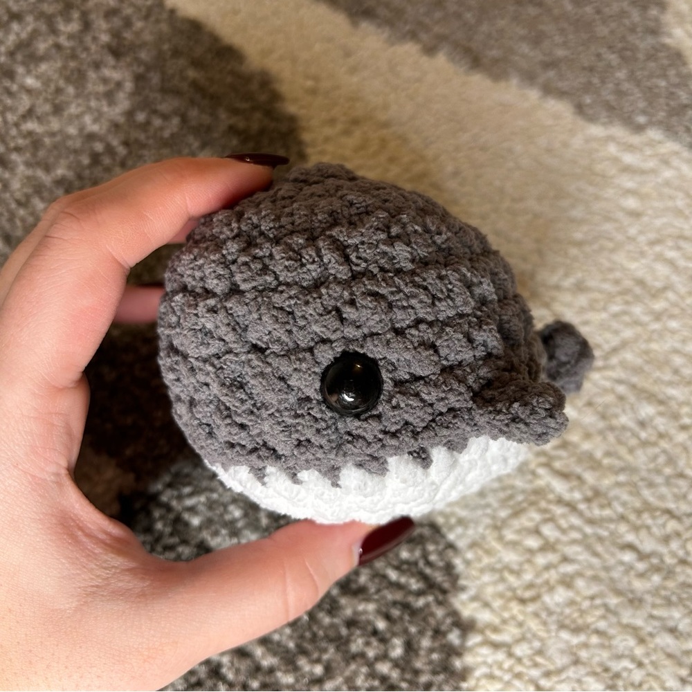 Hand Crocheted Amigurumi Whale